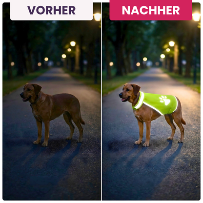 Reflektierende Hundeweste – Hohe Sichtbarkeit für sichere Spaziergänge