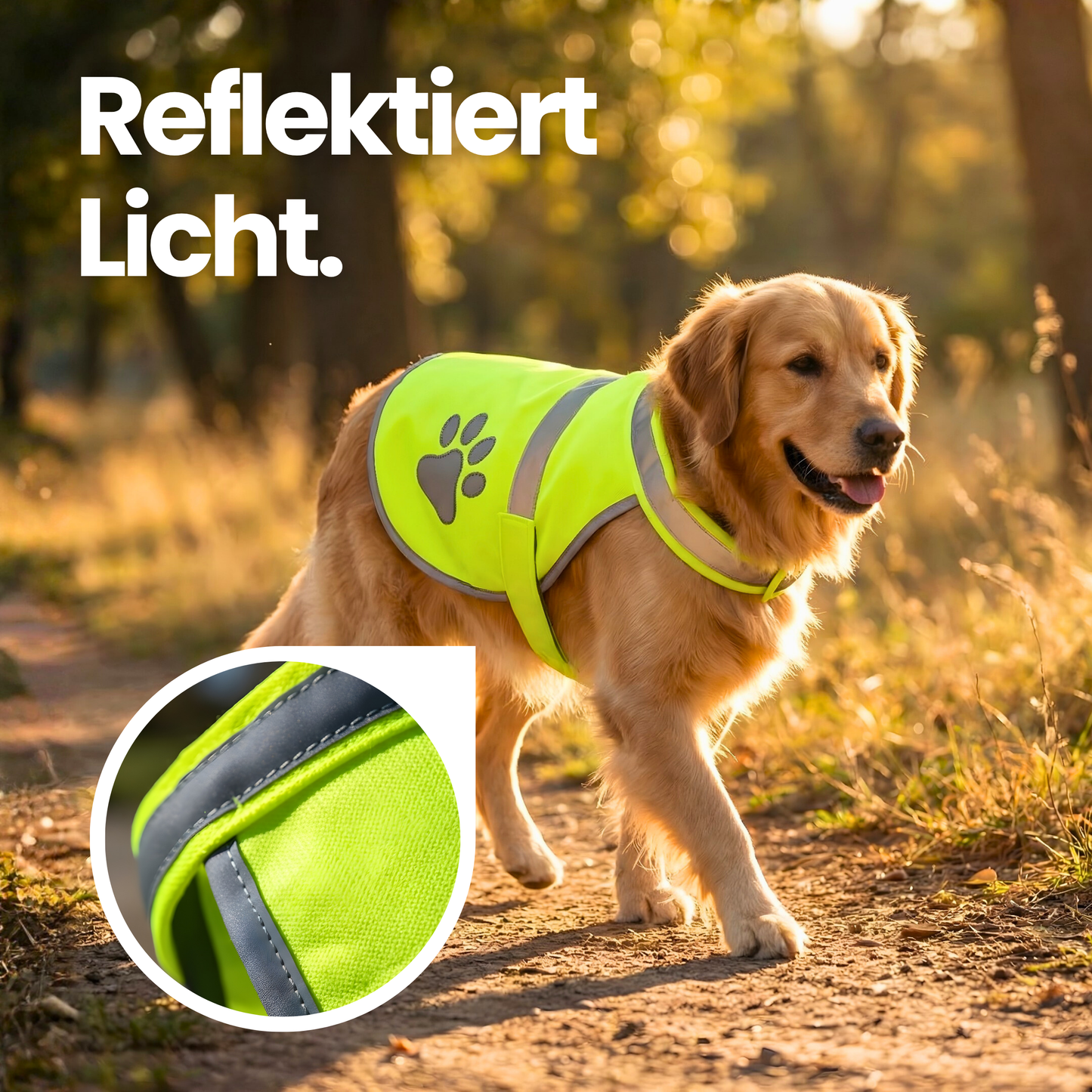 Reflektierende Hundeweste – Hohe Sichtbarkeit für sichere Spaziergänge