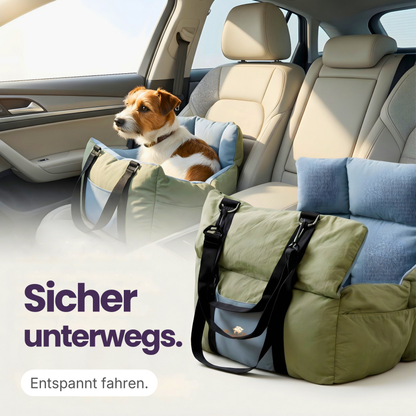 Hunde-Autositz – Sicheres Reisebett für entspannte Autofahrten